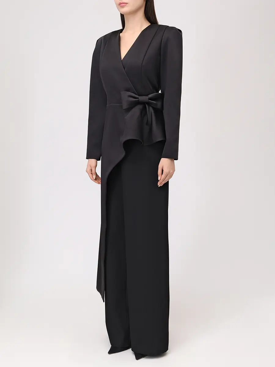 Блуза со шлейфом