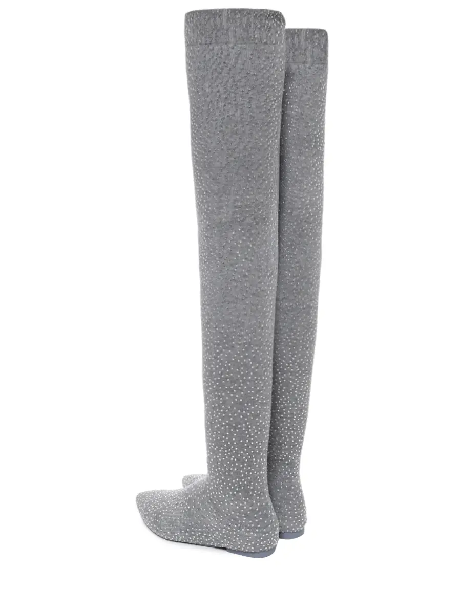 Ботфорты текстильные