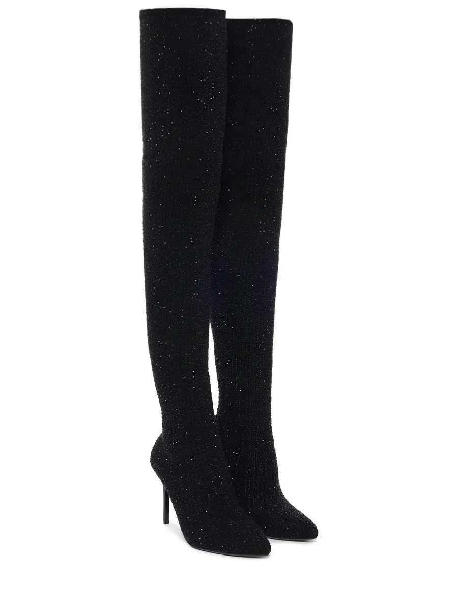 Ботфорты текстильные