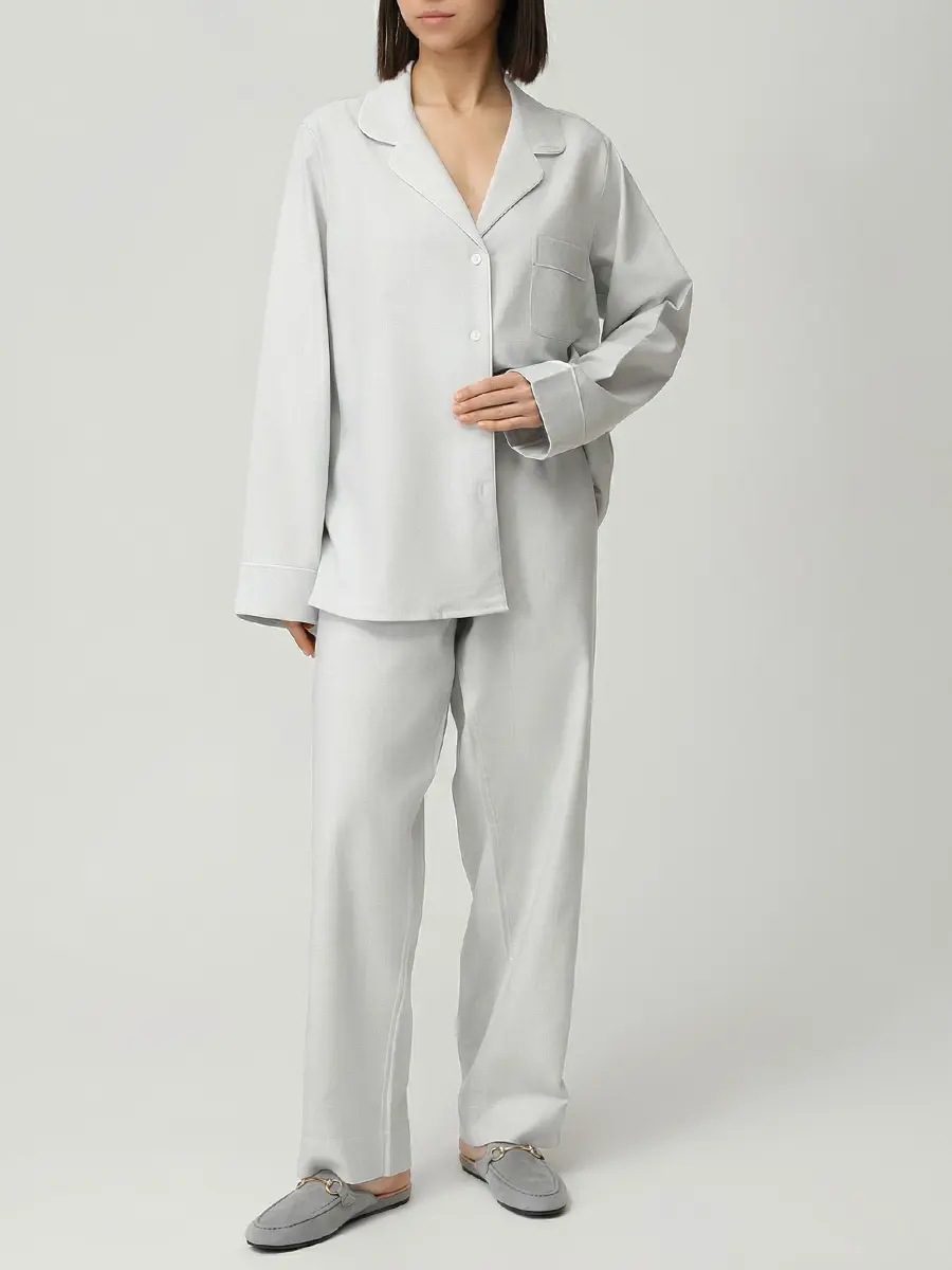 Пижама из хлопка и шерсти