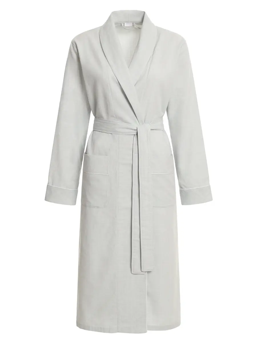 Халат из хлопка и шерсти