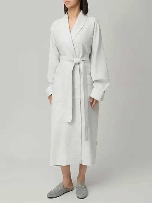 Халат из хлопка и шерсти ZIMMERLI