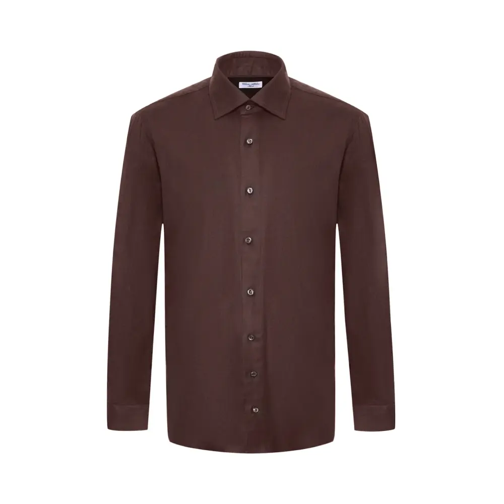 Рубашка Regular Fit из хлопка и лиоцелла
