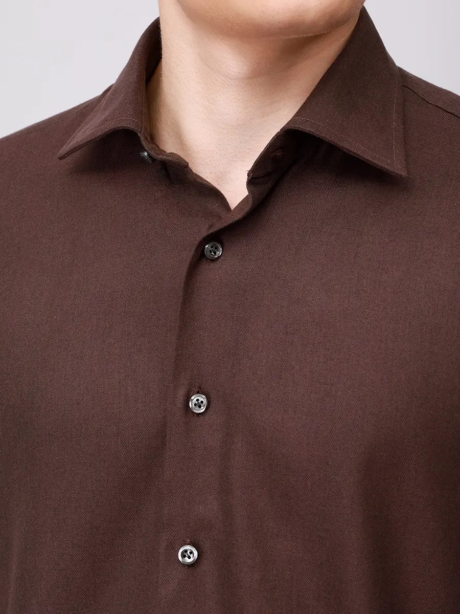 Рубашка Regular Fit из хлопка и лиоцелла