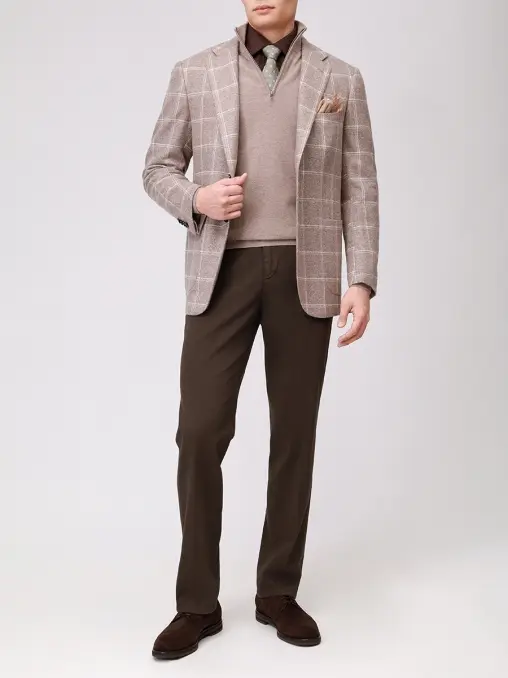 Рубашка Regular Fit из хлопка и лиоцелла CESARE ATTOLINI