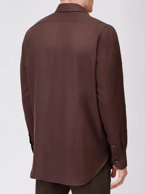 Рубашка Regular Fit из хлопка и лиоцелла CESARE ATTOLINI