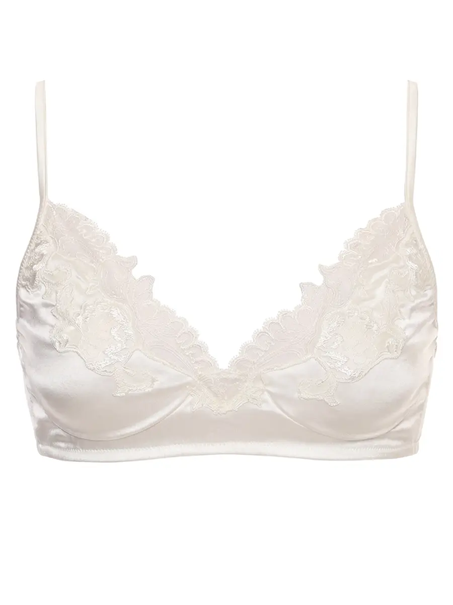 Бюстгальтер шелковый