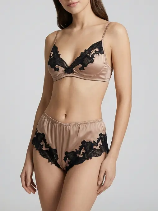 Трусы-брифы шелковые C.ALLA