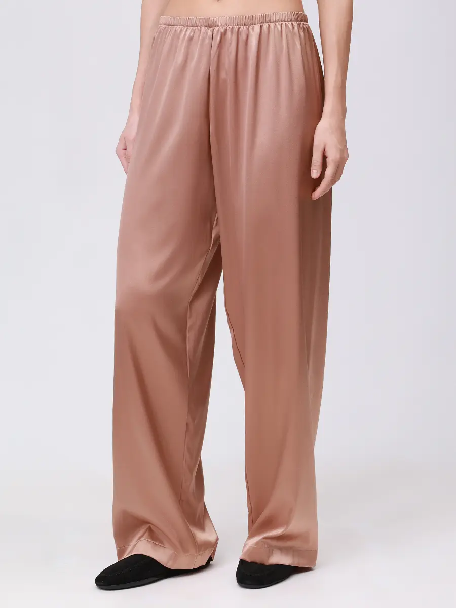 Брюки шелковые