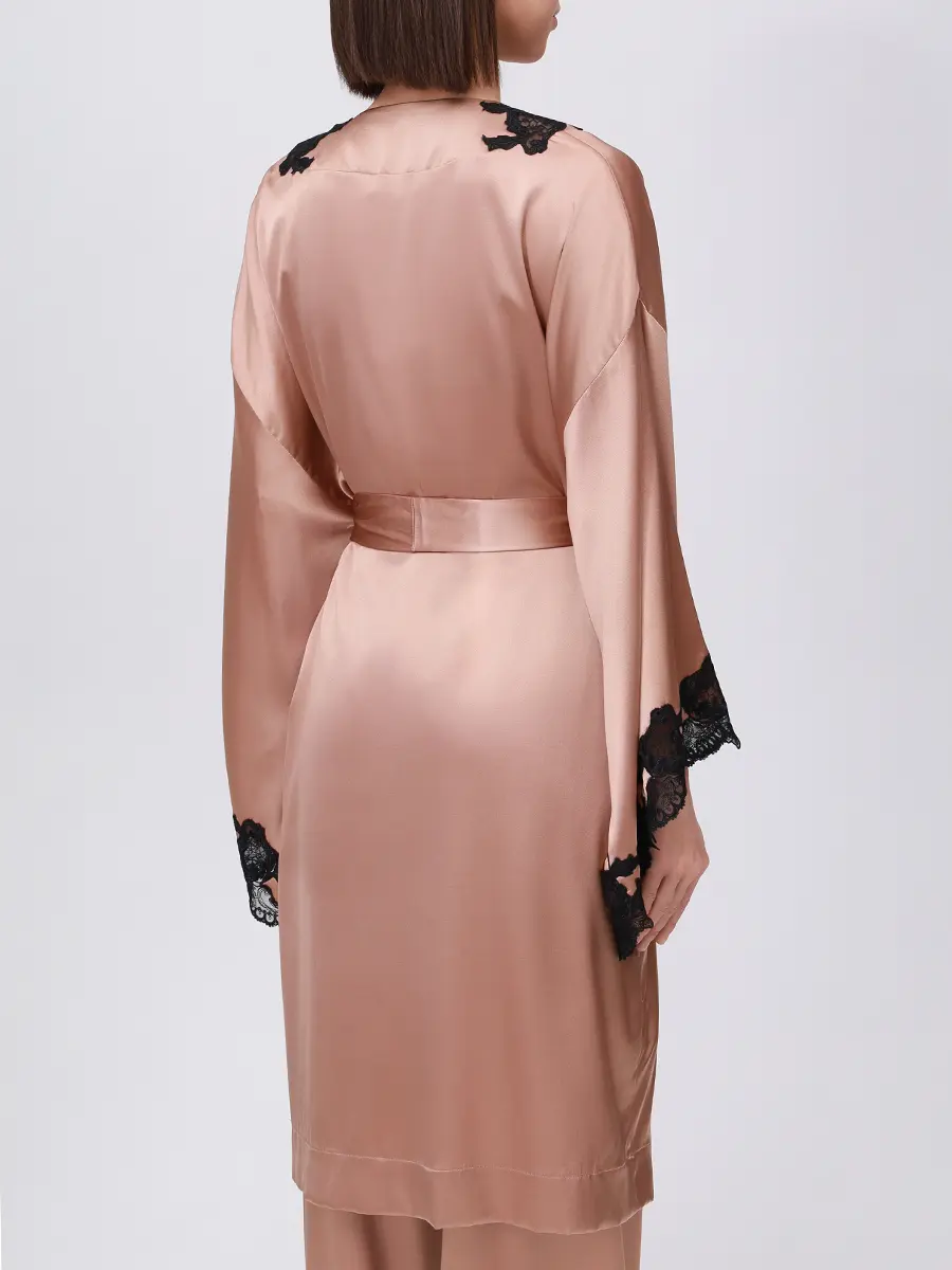 Халат шелковый