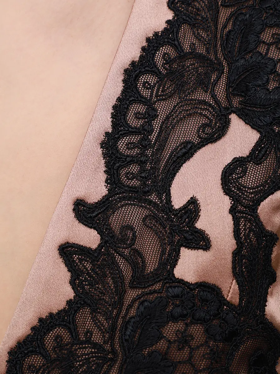 Халат шелковый