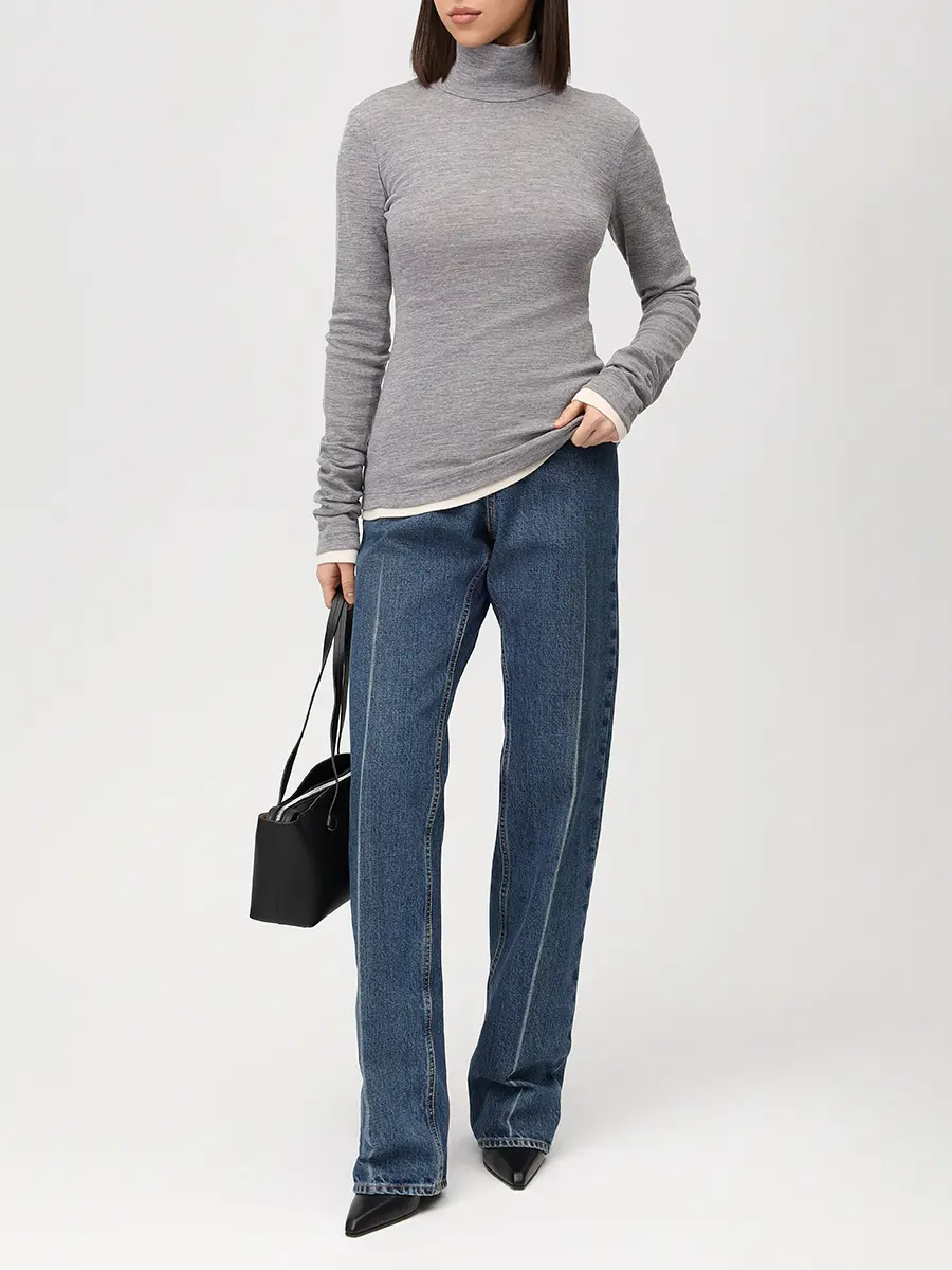 Комплект из водолазки и лонгслива