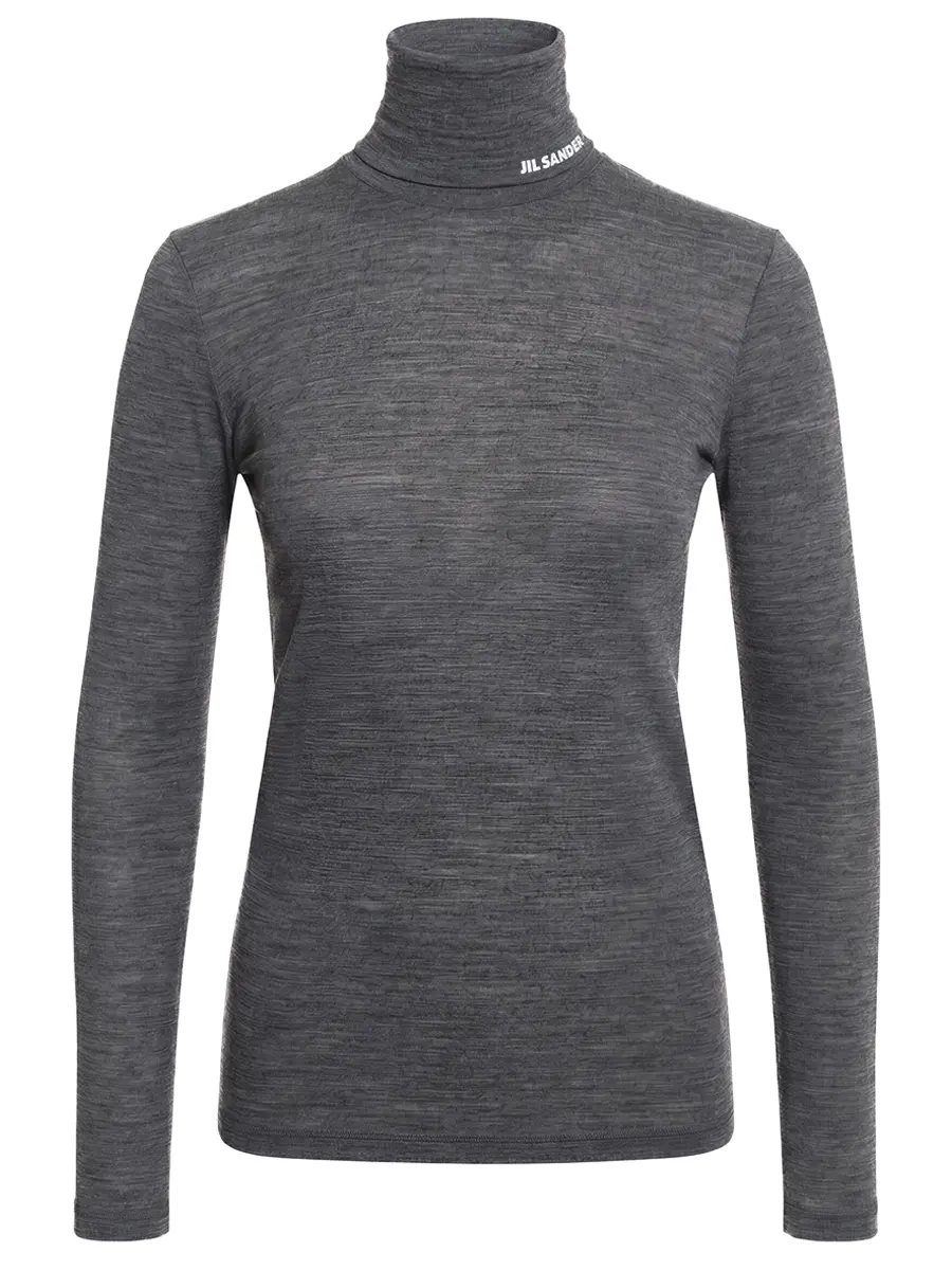 Водолазка однотонная