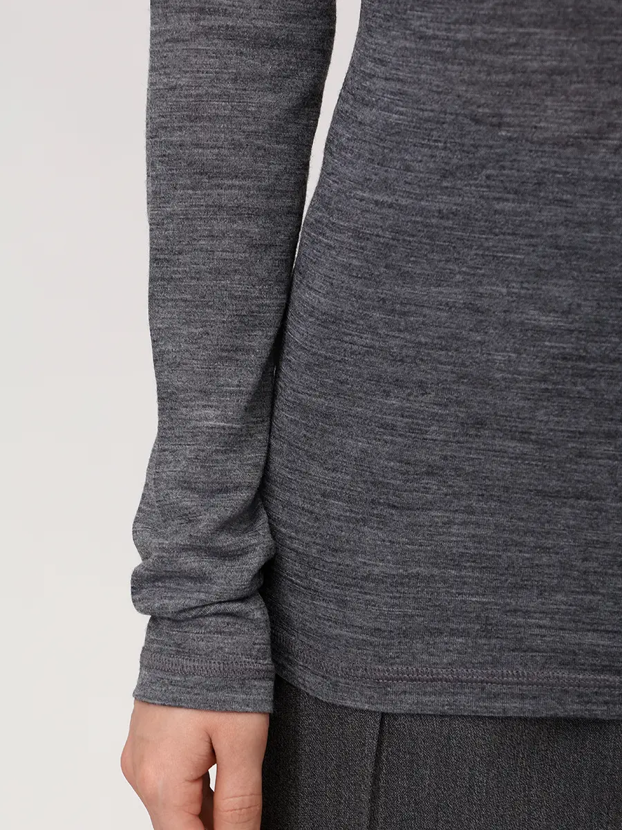 Водолазка однотонная