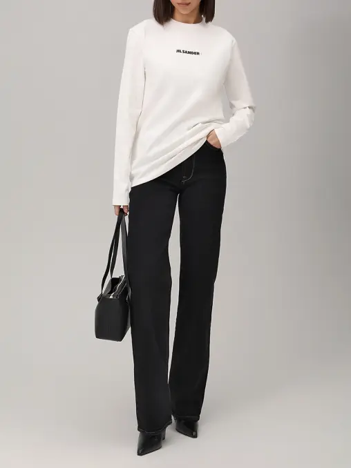 Лонгслив хлопковый JIL SANDER