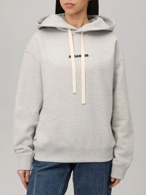 Худи хлопковое JIL SANDER