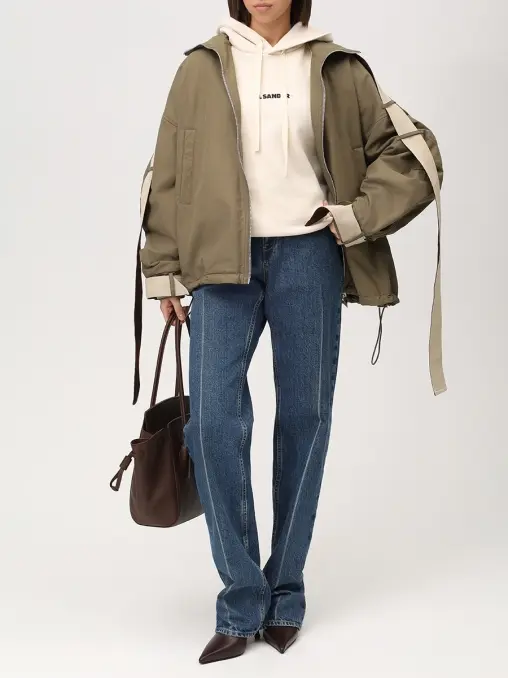 Худи хлопковое JIL SANDER