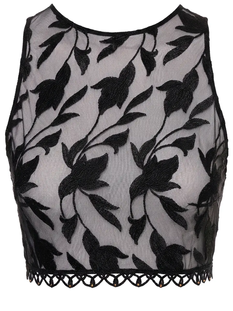 Топ с кружевом