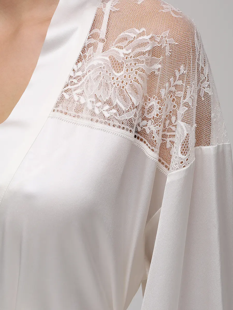 Халат шелковый