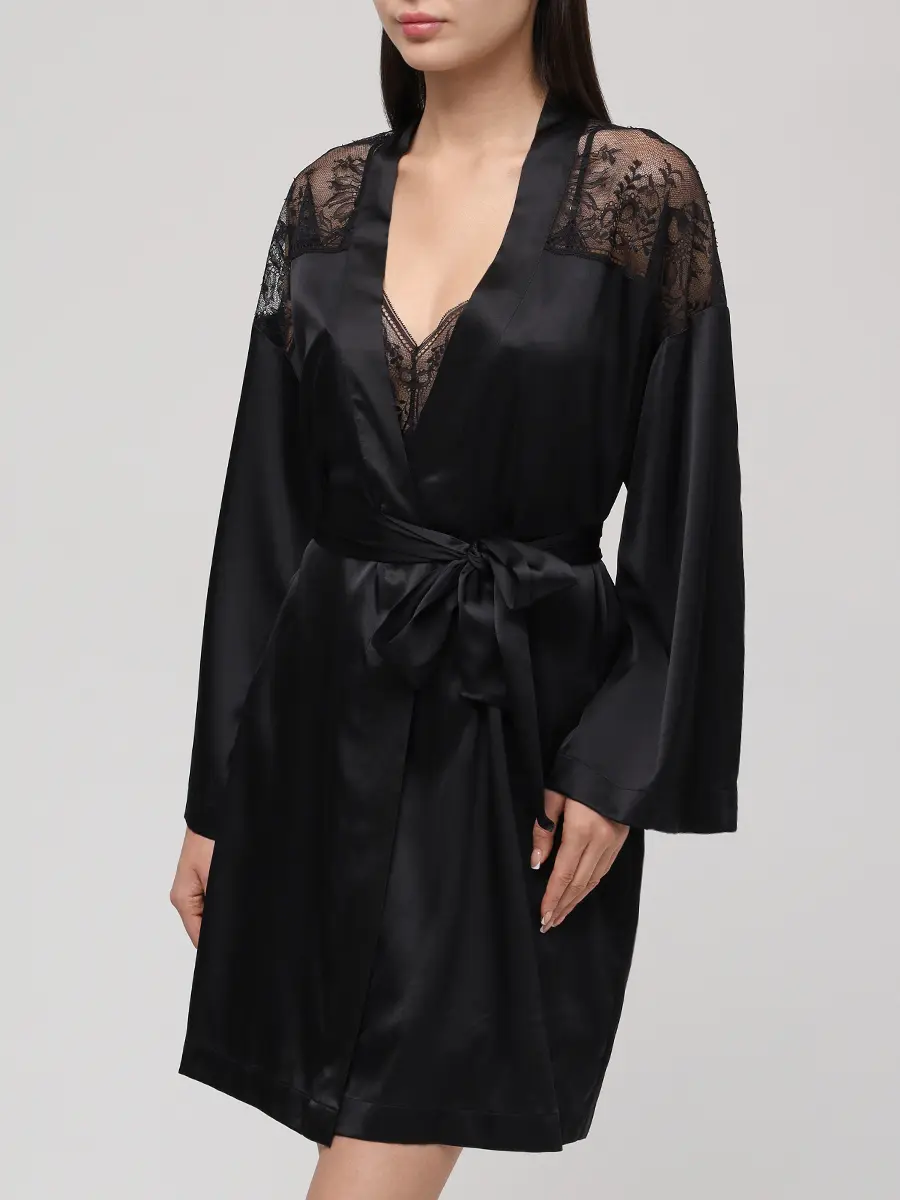 Халат шелковый