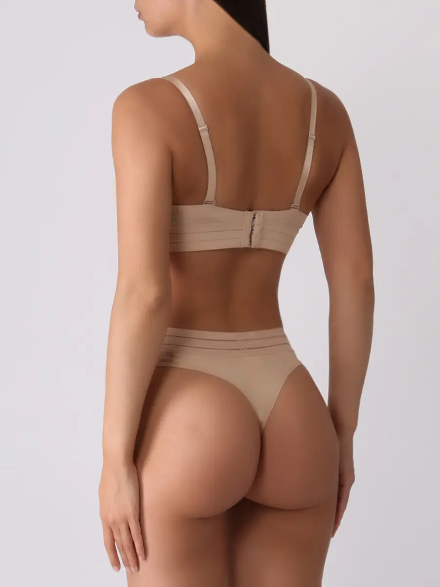 Трусы-стринг с сеткой