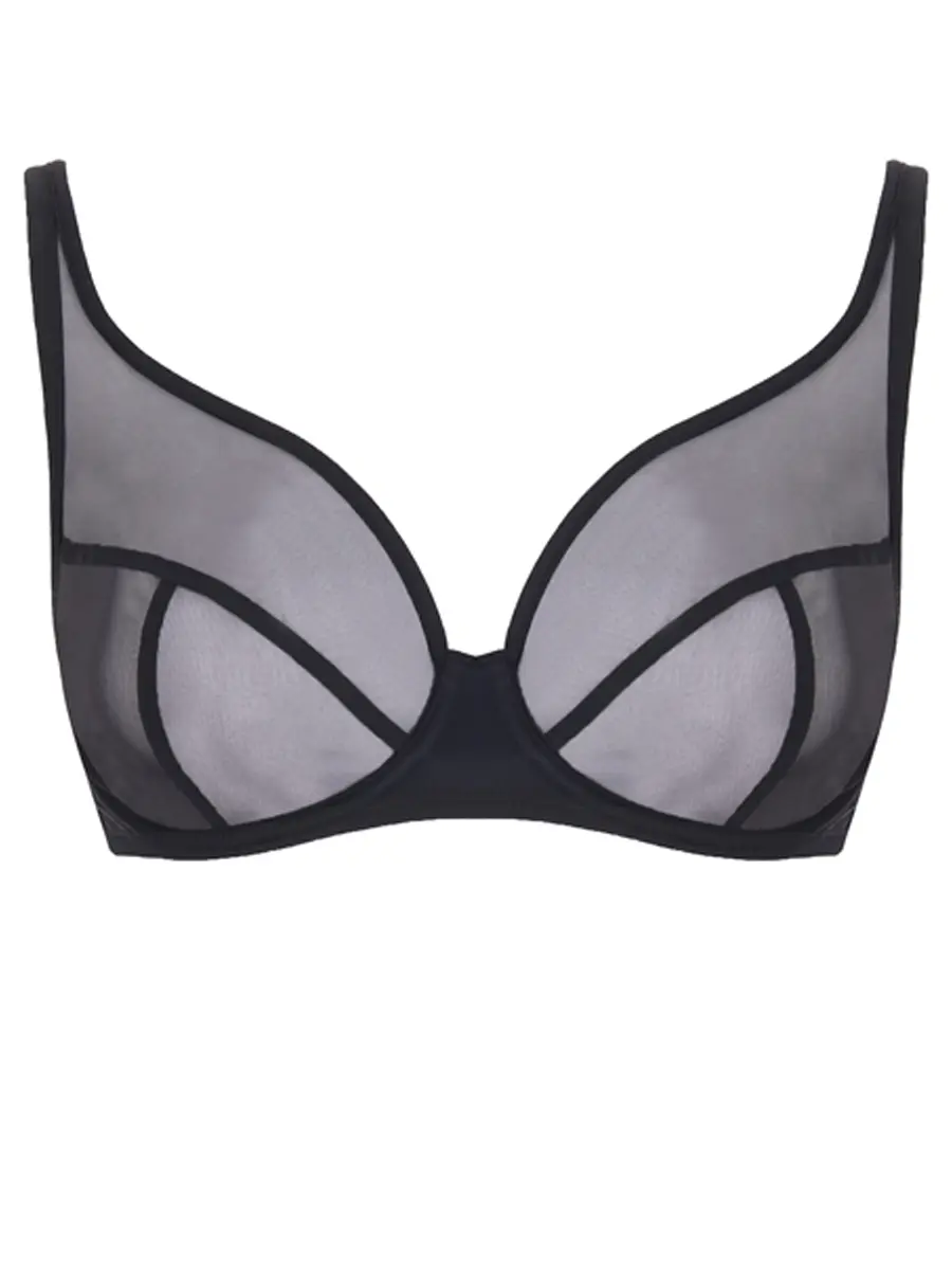 Бюстгальтер с сеткой