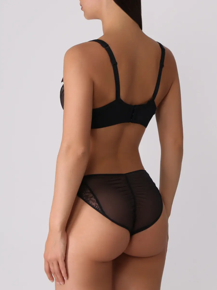 Бюстгальтер с сеткой