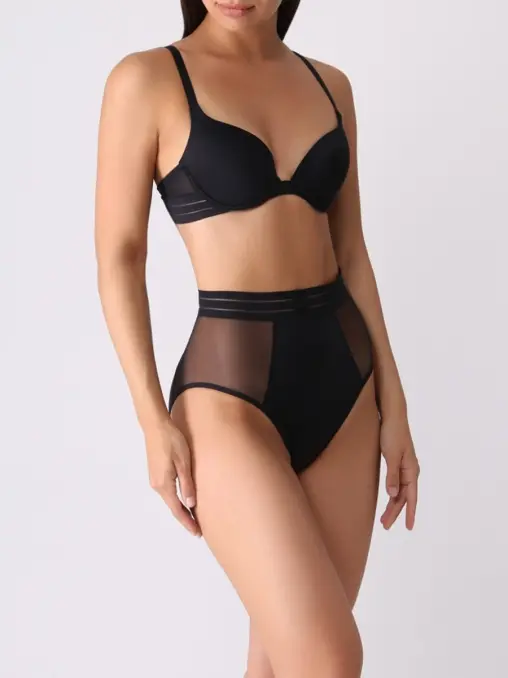 Трусы-слип с сеткой MAISON LEJABY