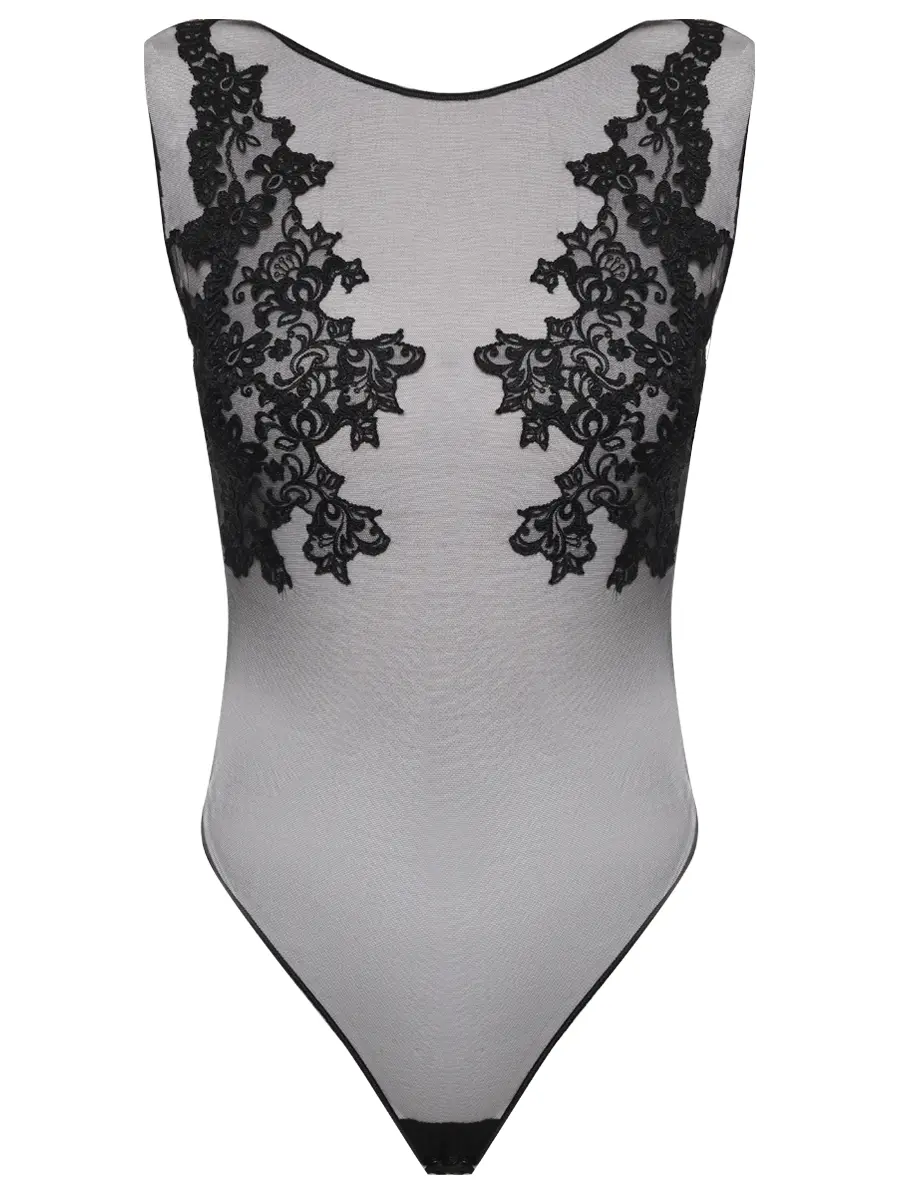 Боди-стринг из сетки