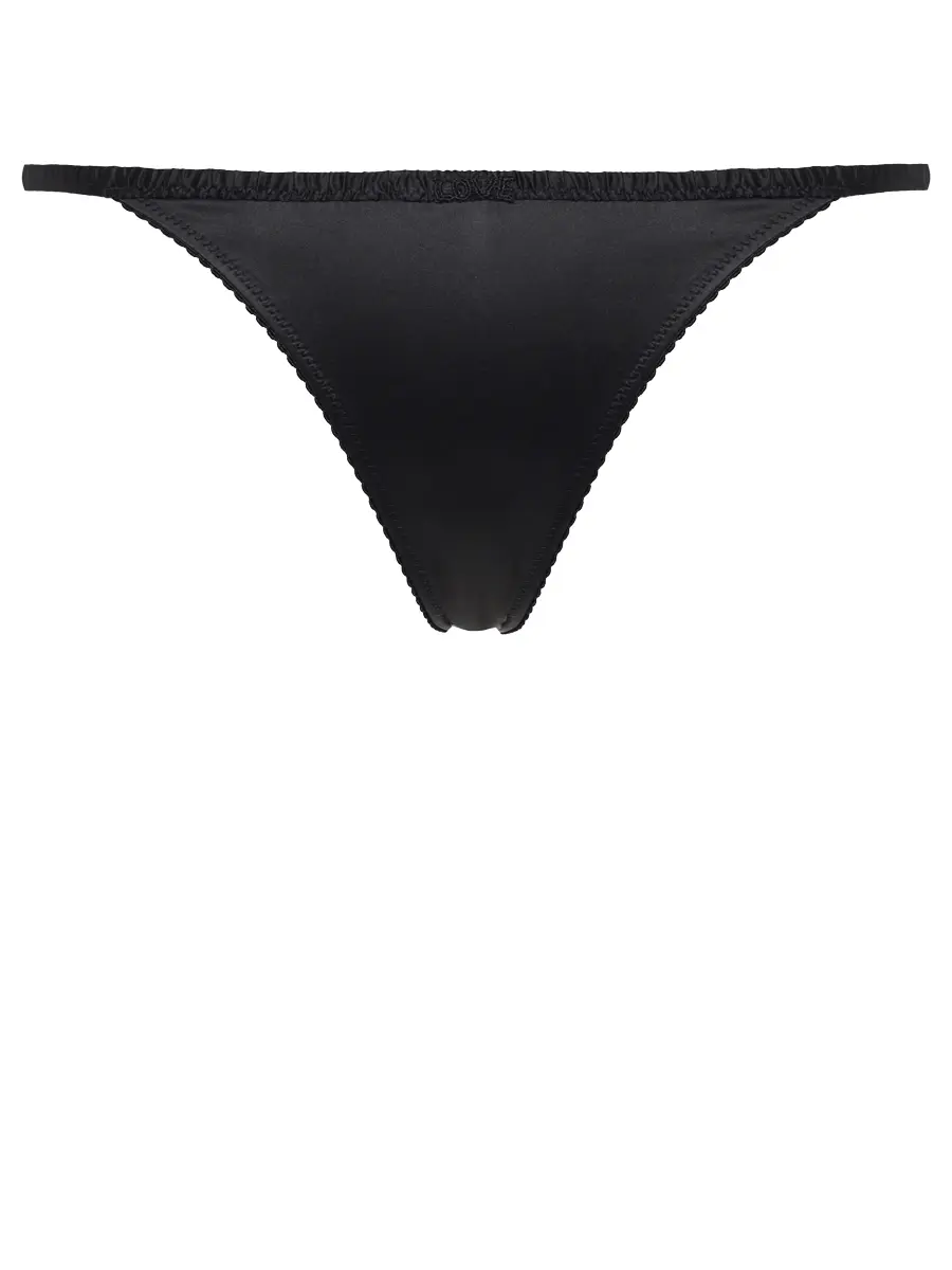 Трусы-танга с кружевом