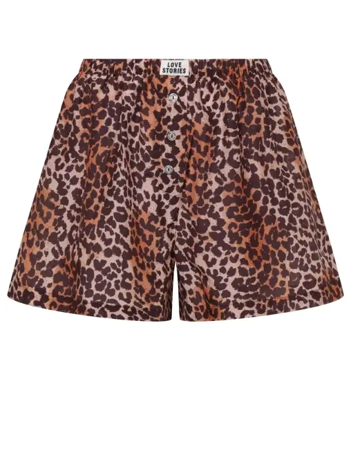 Шорты из хлопка и шелка LOVE STORIES