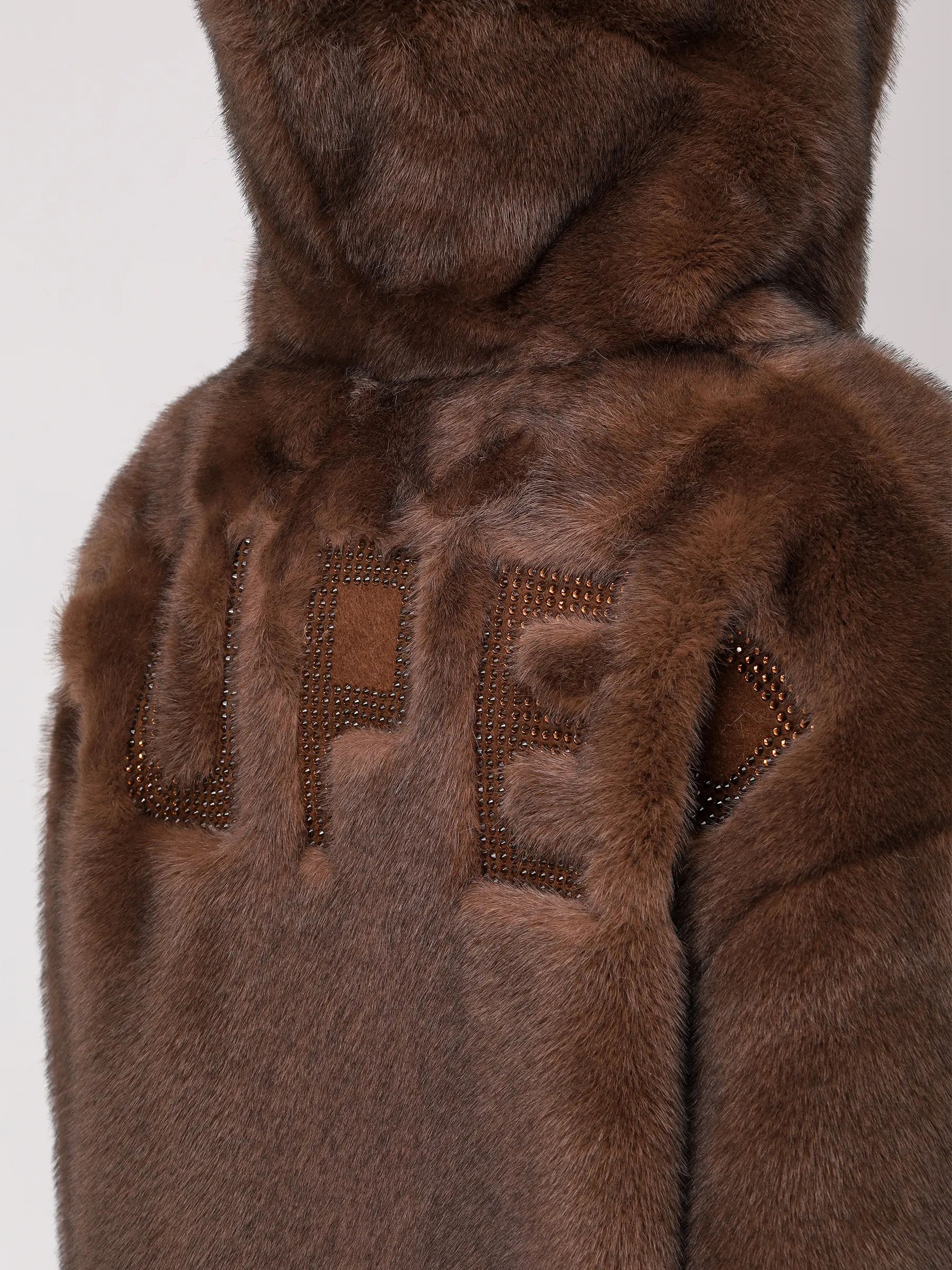 Полушубок из экомеха