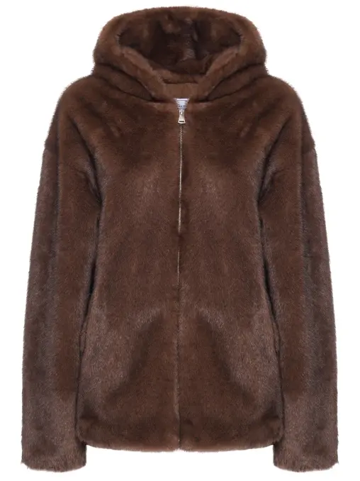 Полушубок из экомеха FORTE DEI MARMI COUTURE