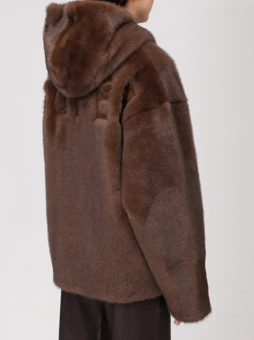 Полушубок из экомеха FORTE DEI MARMI COUTURE
