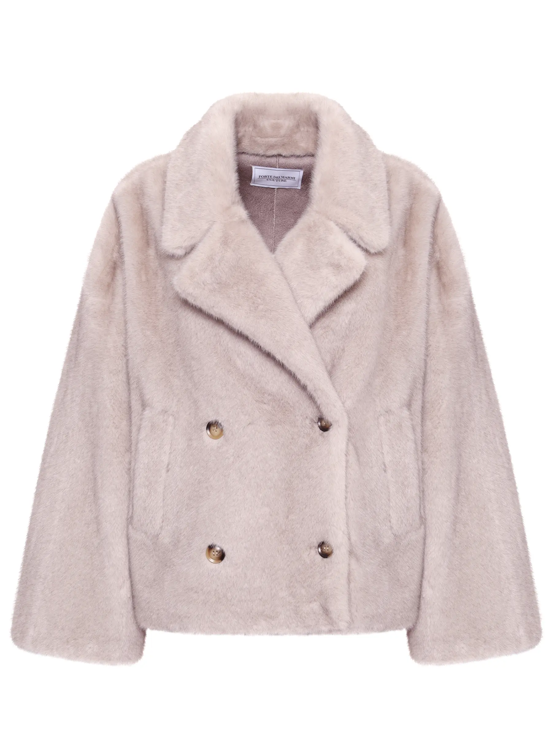 Полушубок из экомеха