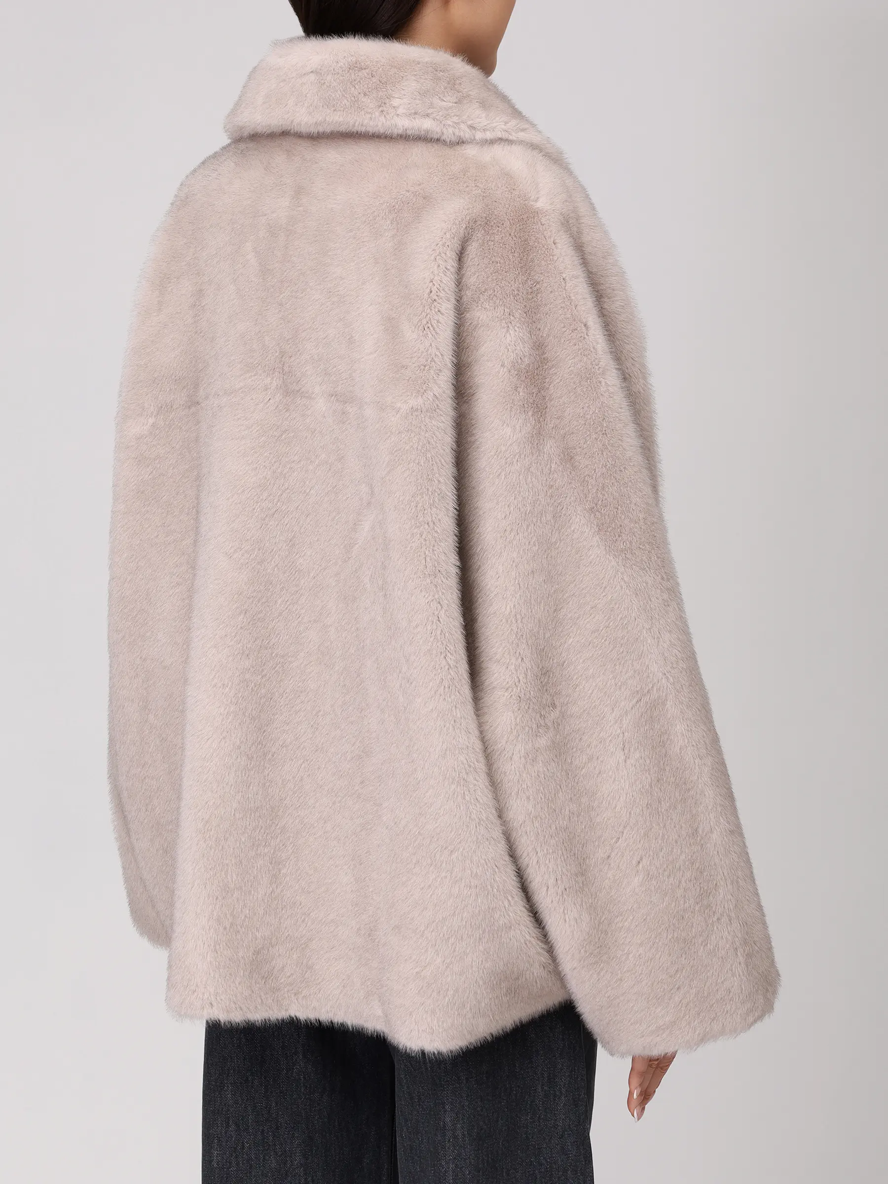 Полушубок из экомеха