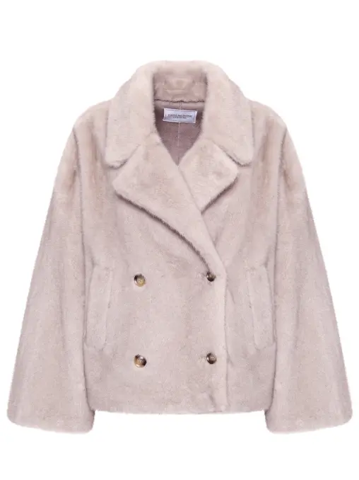 Полушубок из экомеха FORTE DEI MARMI COUTURE