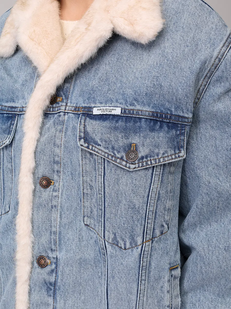Куртка джинсовая на меху