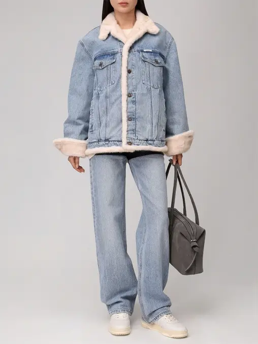 Куртка джинсовая на меху FORTE DEI MARMI COUTURE