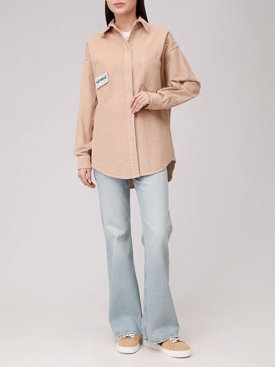 Рубашка вельветовая