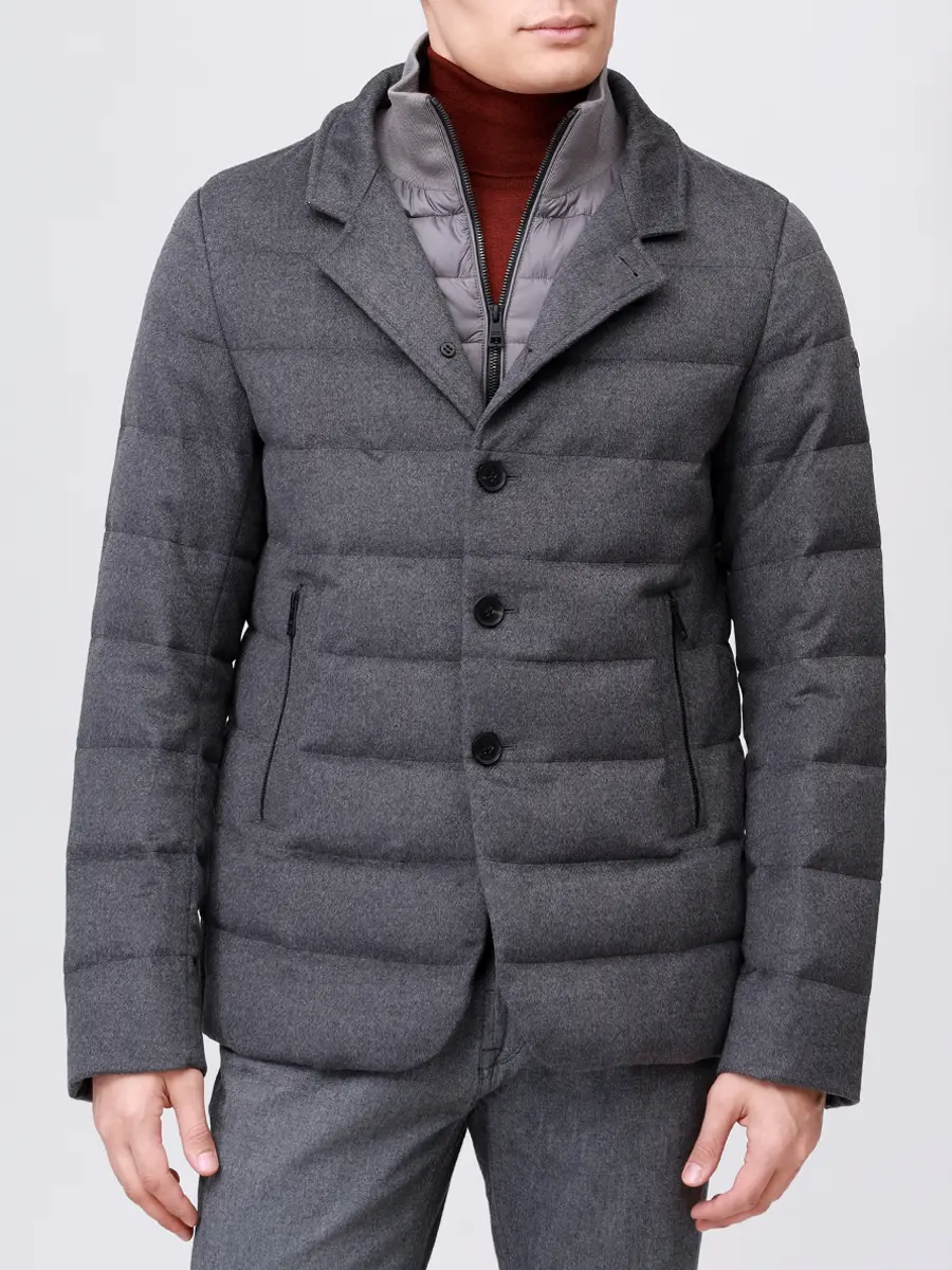 Пуховик стеганый