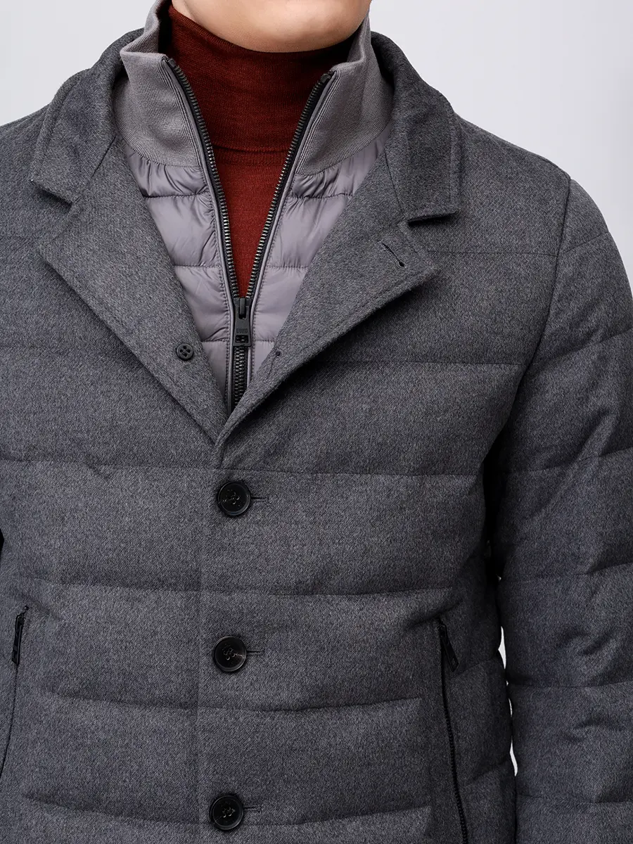 Пуховик стеганый