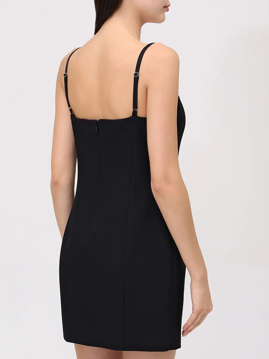 Платье однотонное