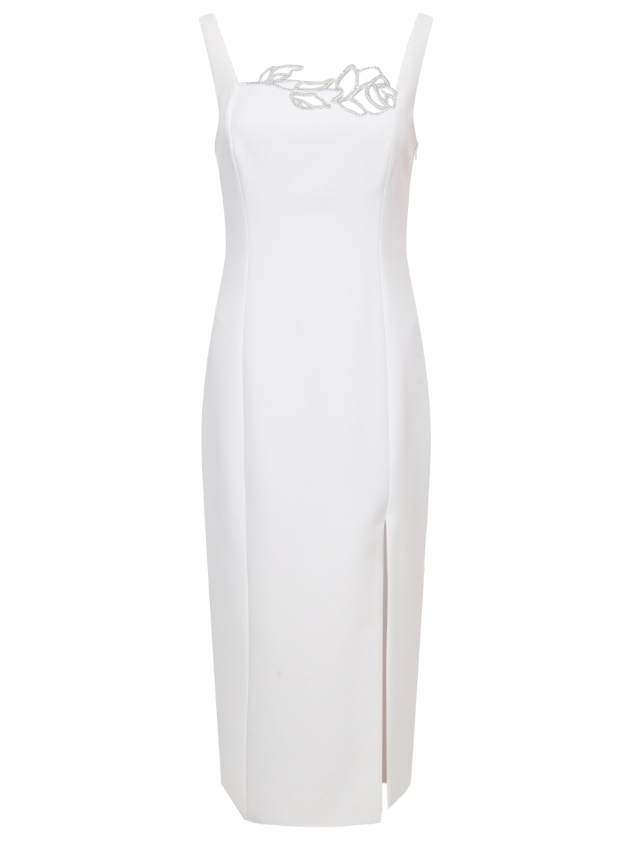 Платье однотонное