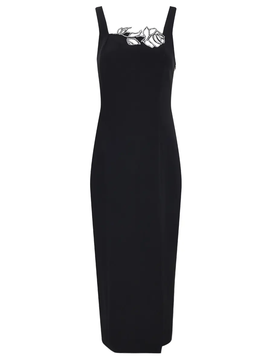 Платье однотонное