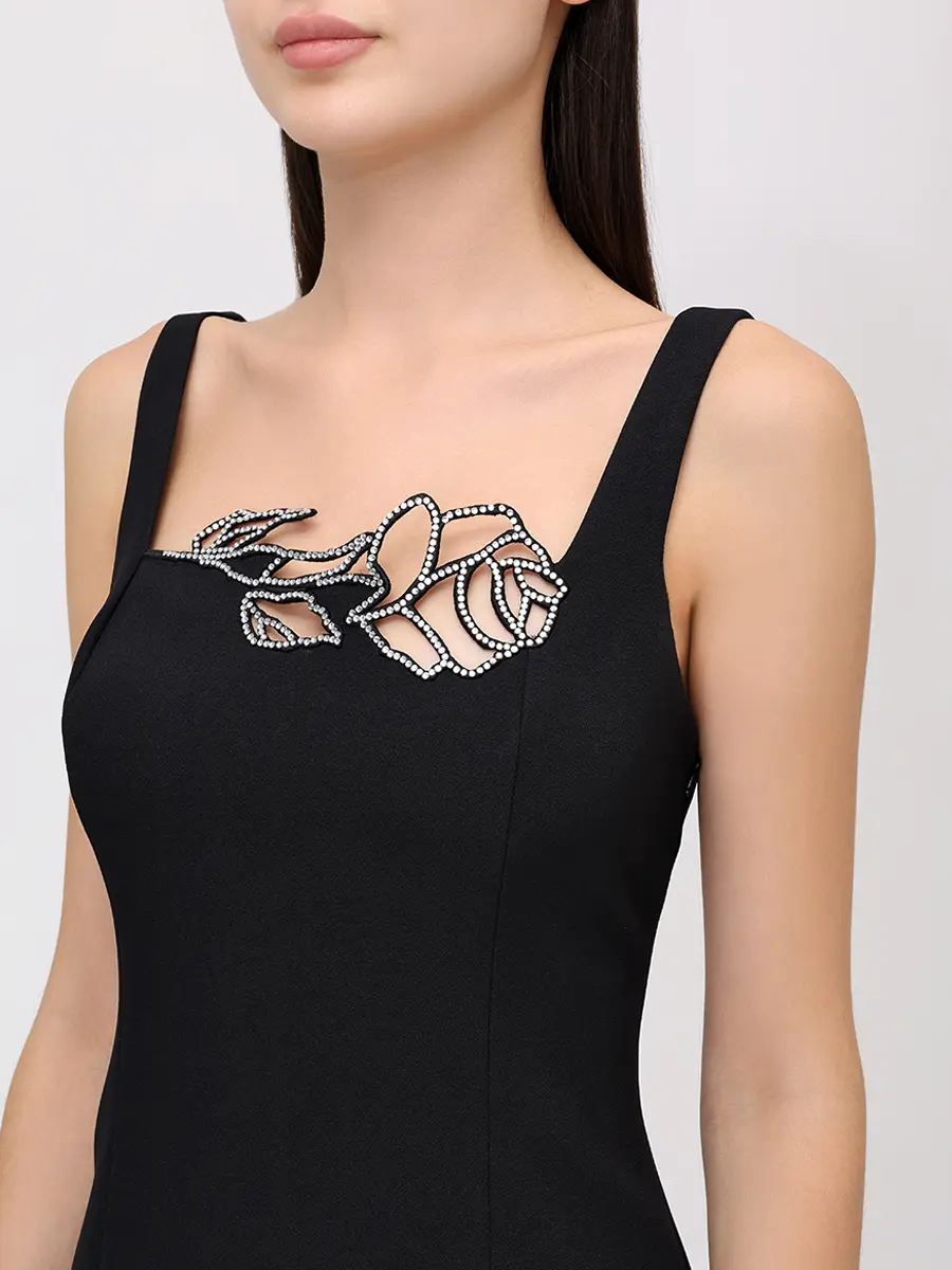 Платье однотонное