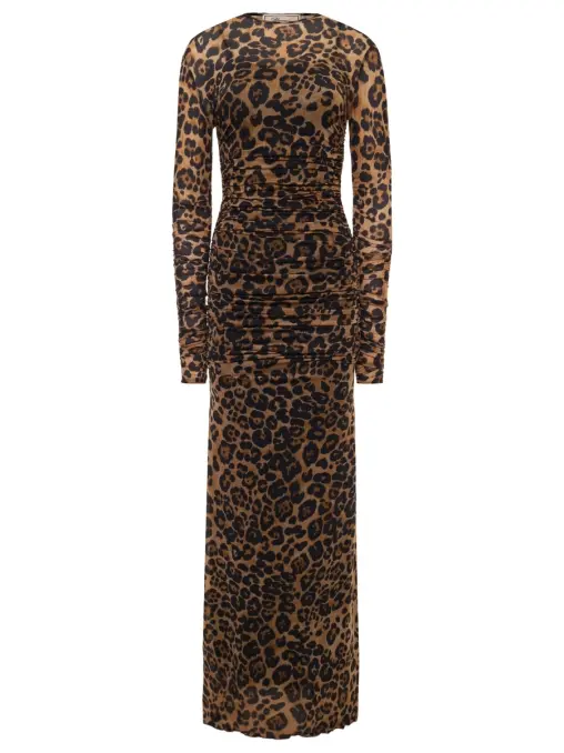 Платье с принтом BLUMARINE