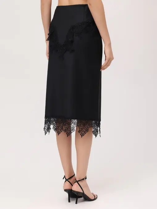 Юбка с кружевом BLUMARINE