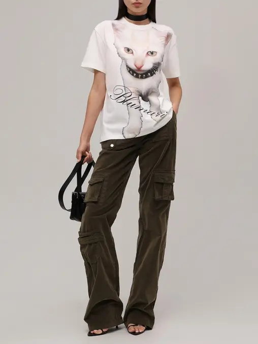 Футболка хлопковая BLUMARINE