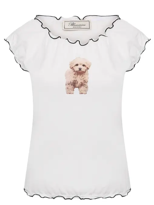 Футболка хлопковая BLUMARINE